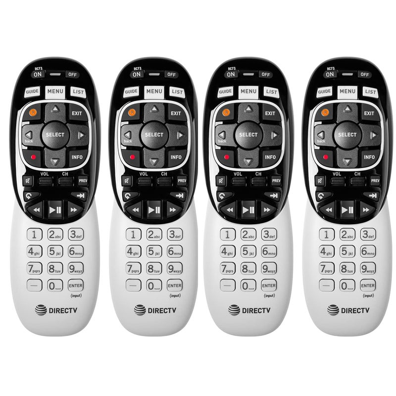 DIRECTV Lot of 4 DirecTV RC73 remote controls for Genie HR34 HR44 all HD DirecTV brand receivers - Image 1